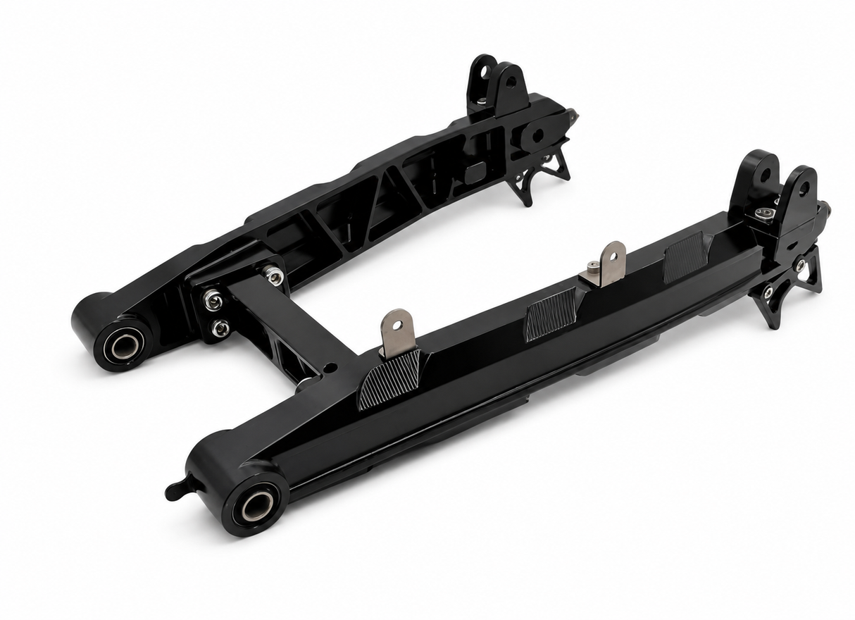 Bras oscillant taillé dans la masse +5 cm — NXR Parts — Honda Dax 125 (JB04 / JB06)