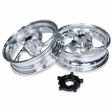Paire de jantes CNC — Honda Monkey 125, Grom / MSX, Dax ST 125 avec ABS