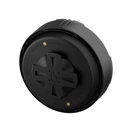 Compteur GPS Beeline noir – vue arrière 