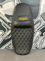 Garnissage de selle pour YAMAHA 900 XSR noir et jaune