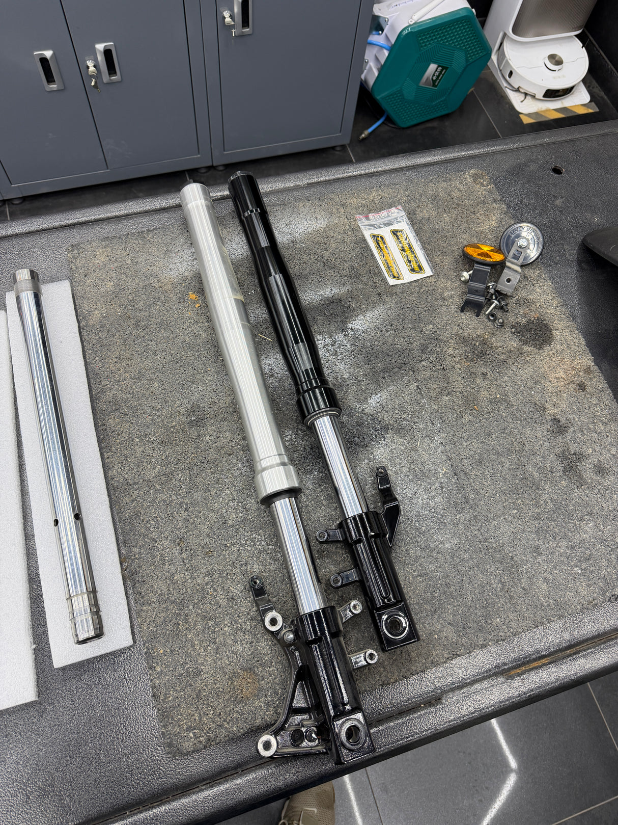 Kit rabaissement de fourche 8 à 12 cm — RACING BROS — Honda Monkey 125, Dax 125, Grom / MSX