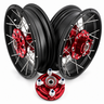 Paire de roues à rayons tubeless 12" — NXR Parts — Honda Monkey 125, Dax 125, Grom / MSX