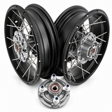 Paire de roues à rayons tubeless 12" — NXR Parts — Honda Monkey 125, Dax 125, Grom / MSX