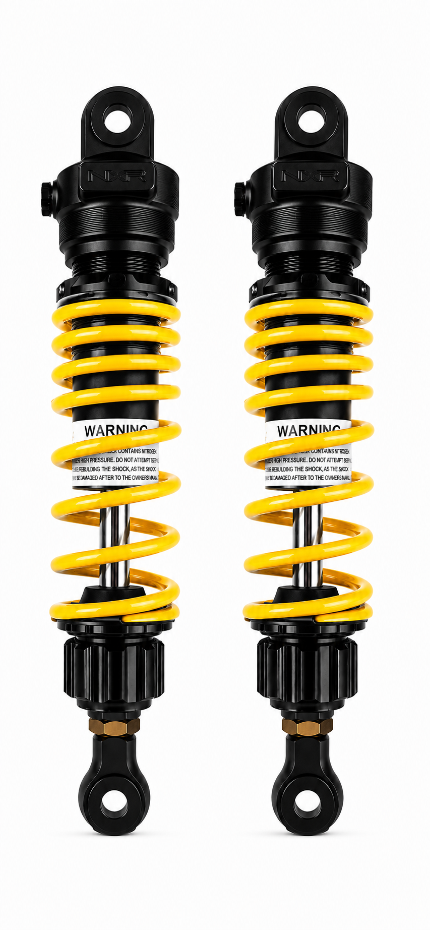 Paire d'amortisseurs arrière réglables NXR RS1 Low Rider 280 mm — Honda Monkey 125 (JB02/JB03/JB05) & Dax 125 (JB04/JB06)