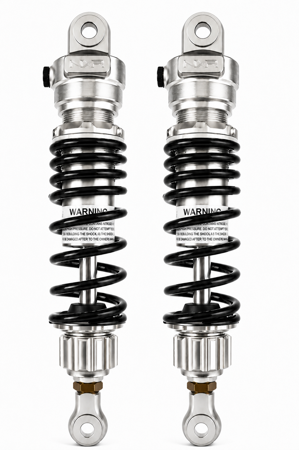 Paire d'amortisseurs arrière réglables NXR RS1 Low Rider 280 mm — Honda Monkey 125 (JB02/JB03/JB05) & Dax 125 (JB04/JB06)