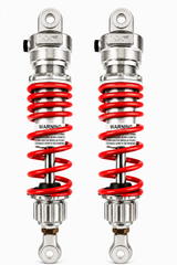 Paire d'amortisseurs arrière réglables NXR RS1 Low Rider 280 mm — Honda Monkey 125 (JB02/JB03/JB05) & Dax 125 (JB04/JB06)