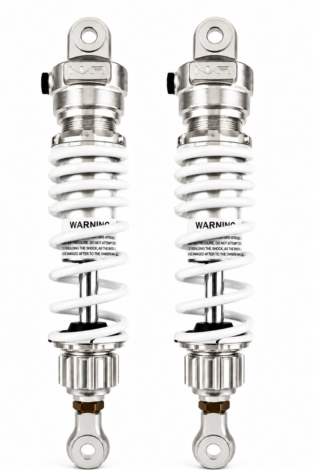 Paire d'amortisseurs arrière réglables NXR RS1 Low Rider 280 mm — Honda Monkey 125 (JB02/JB03/JB05) & Dax 125 (JB04/JB06)