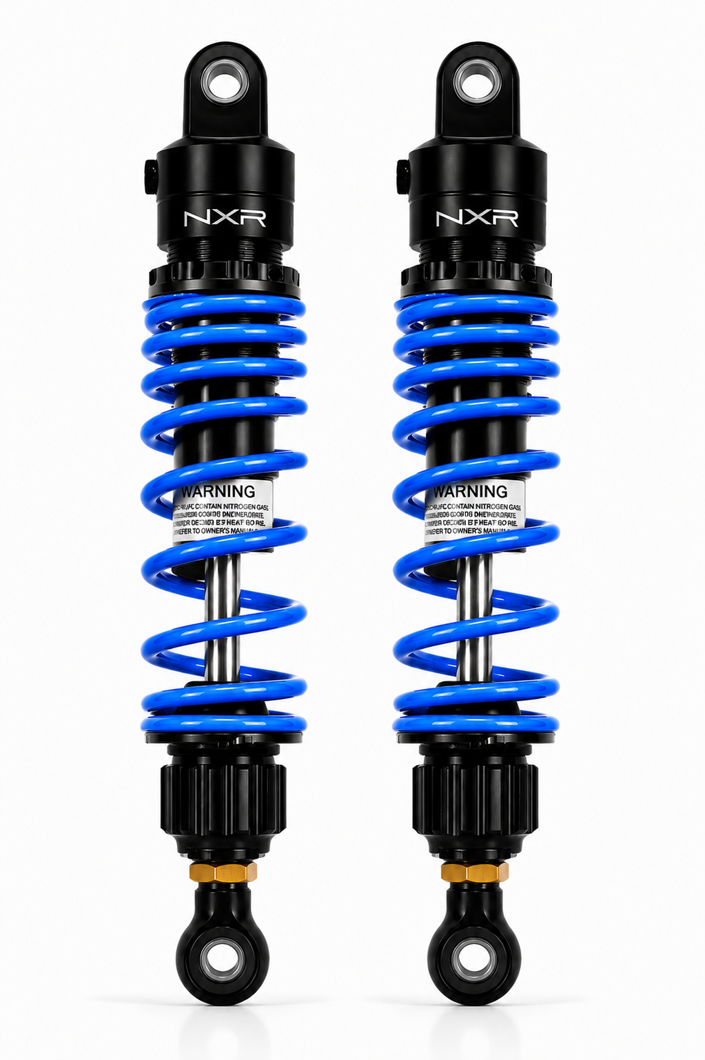 Paire d'amortisseurs arrière réglables NXR RS2 — 330 mm (origine) / 350 mm Off Road — Honda Monkey 125 (JB02/JB03/JB05) & Dax 125 (JB04/JB06)
