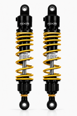 Paire d'amortisseurs arrière réglables NXR RS2 — 330 mm (origine) / 350 mm Off Road — Honda Monkey 125 (JB02/JB03/JB05) & Dax 125 (JB04/JB06)