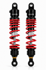 Paire d'amortisseurs arrière réglables NXR RS2 — 330 mm (origine) / 350 mm Off Road — Honda Monkey 125 (JB02/JB03/JB05) & Dax 125 (JB04/JB06)