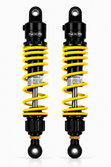 Paire d'amortisseurs arrière réglables NXR RS2 — 330 mm (origine) / 350 mm Off Road — Honda Monkey 125 (JB02/JB03/JB05) & Dax 125 (JB04/JB06)