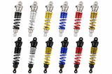 Paire d'amortisseurs arrière réglables NXR RS1 Low Rider 280 mm — Honda Monkey 125 (JB02/JB03/JB05) & Dax 125 (JB04/JB06)