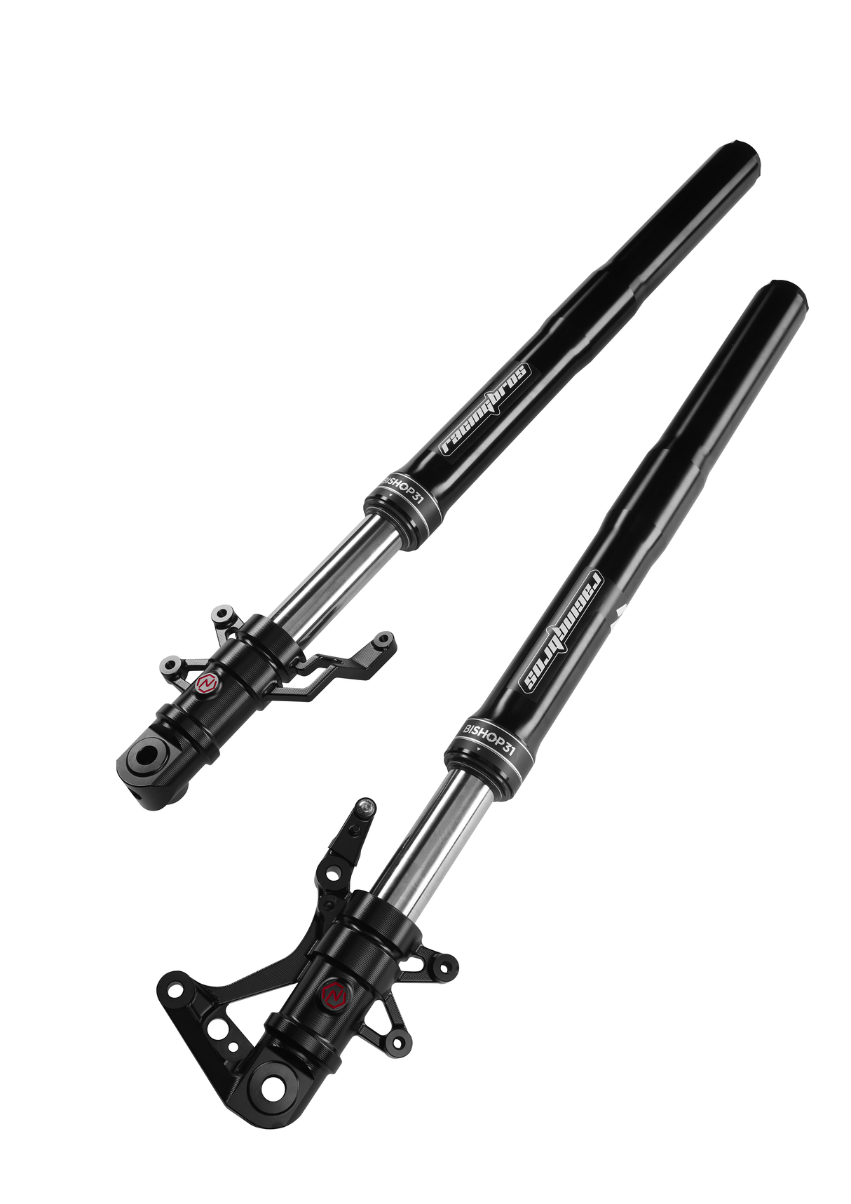 Fourche complète réglable BISHOP31 — RACING BROS — Honda Monkey 125, Dax 125, Grom / MSX