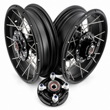 Paire de roues à rayons tubeless 12" — NXR Parts — Honda Monkey 125, Dax 125, Grom / MSX