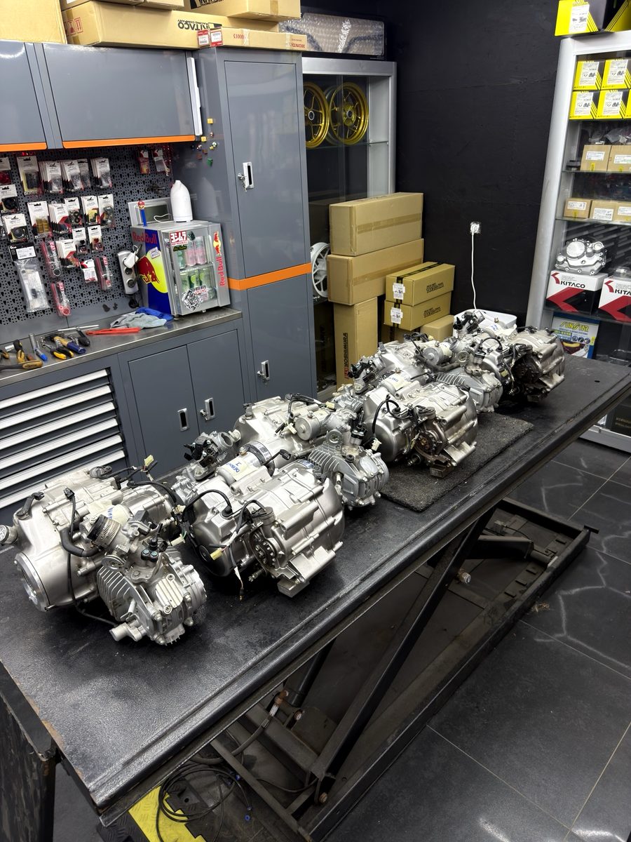 Moteur en cours de prépa