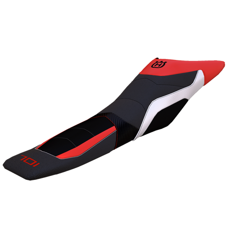 garnissage selles Husqvarna 701 rouge